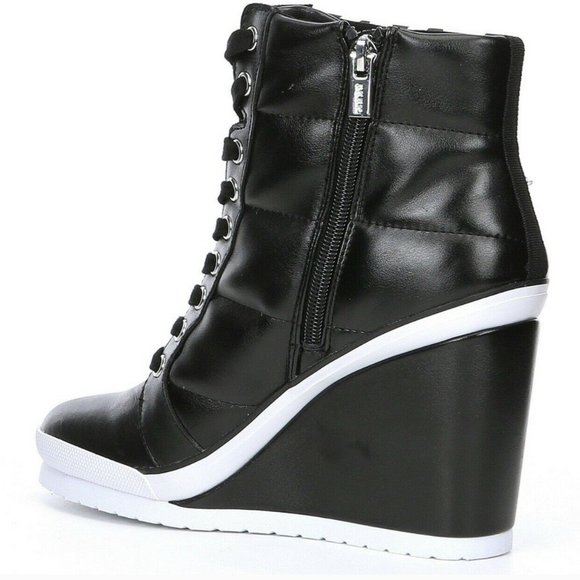 dkny noho wedge sneaker